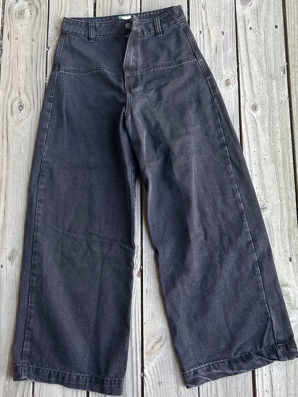 SIXXTA Black Wide Leg Jeans